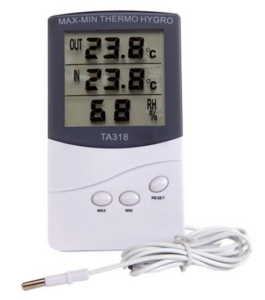 Thermometer for worm farms
