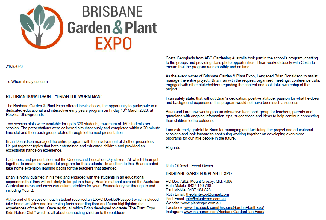 Reference By Brisbane Garden & Plant Expo - Rocklea 2020 - 2