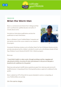 Grow Expo Bio - Brian The Worm Man