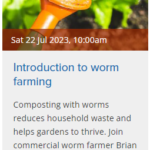 BCC Library Bulimba IWF - Sat 22nd July 2023 - Event with Brian The Worm Man